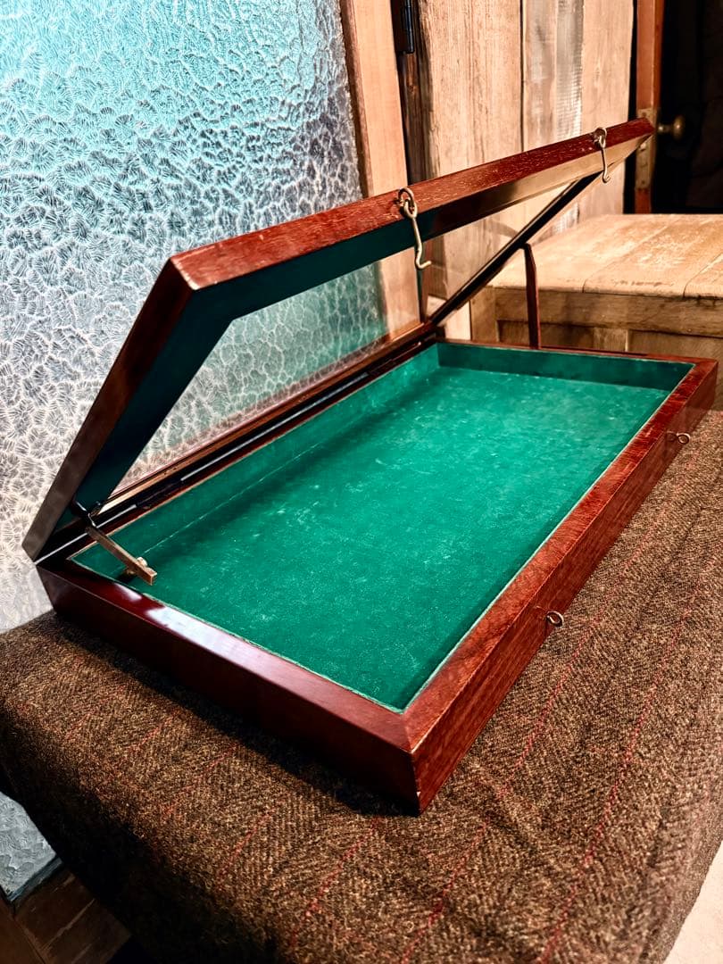 木製 ガラスショーケース コレクションケース ディスプレイケース