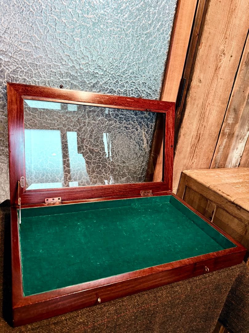 木製 ガラスショーケース コレクションケース ディスプレイケース