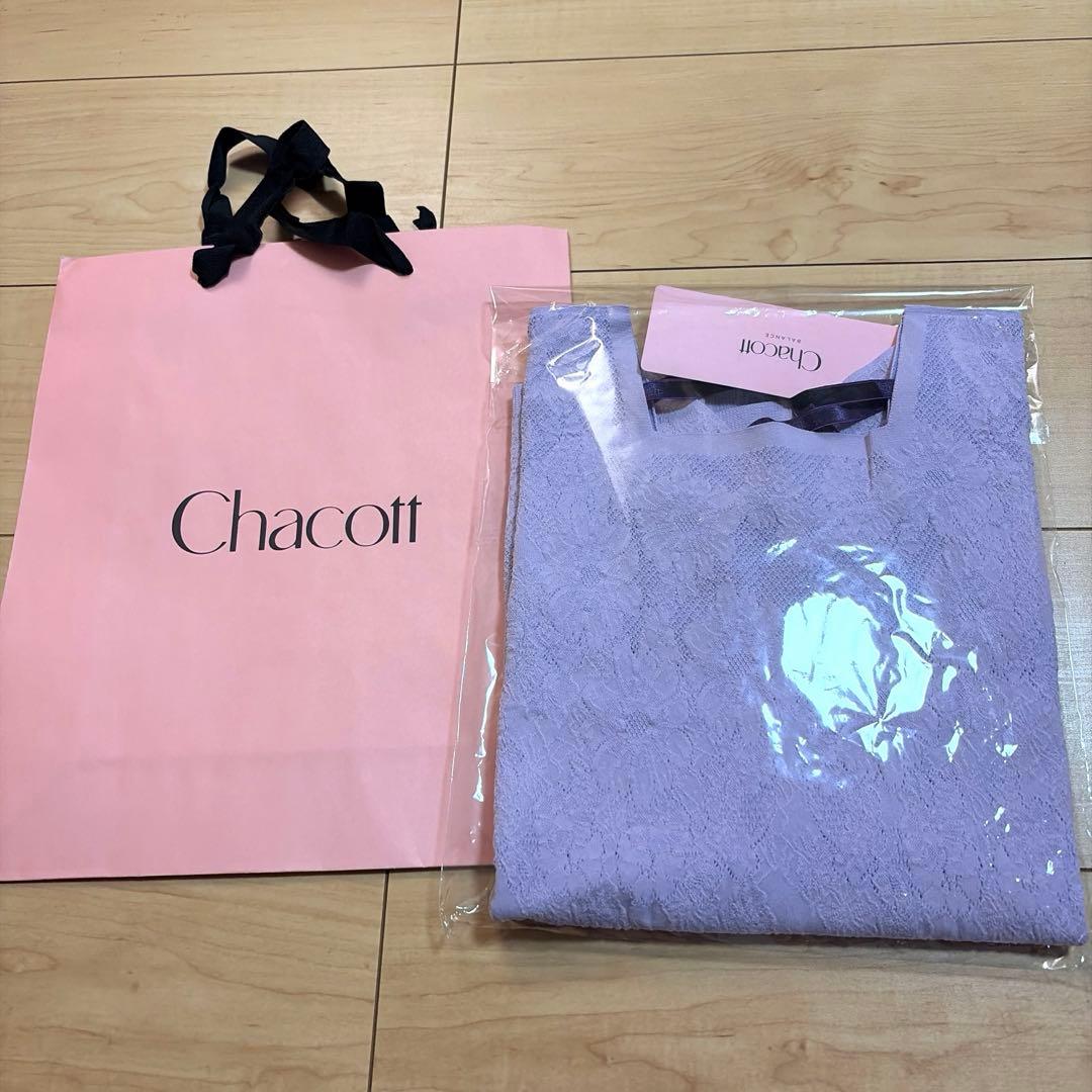 新品Chacott サイズM スクエアネックデザイントップ ¥15,950