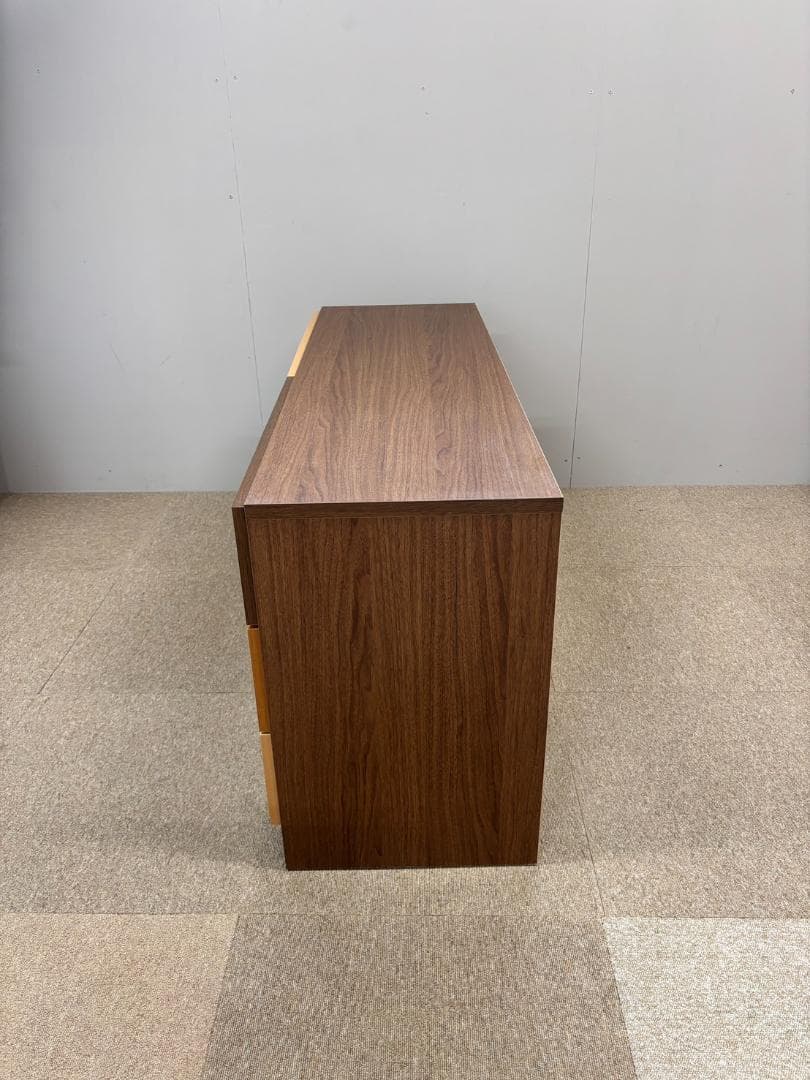 チェスト 6段 木製 ミッドセンチュリー 北欧風 収納家具 中村敬木工 引取限定