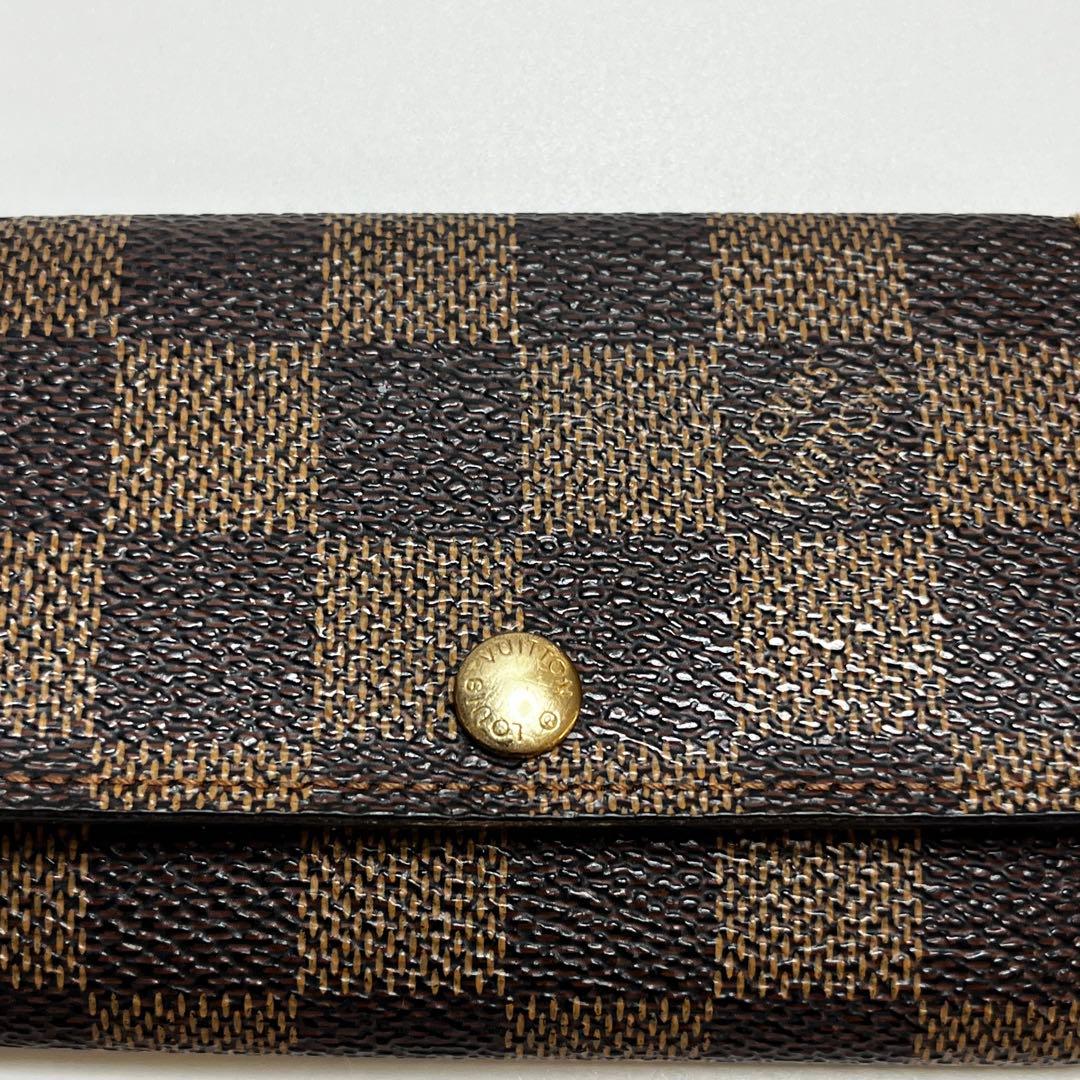 【週末セール】 S級 ルイヴィトン　ダミエ　エベヌ　ミュルティクレ6　キーケース