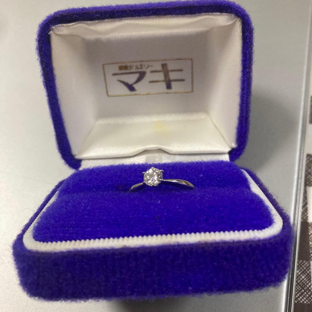 H*♪様 最高級Dカラー！中央宝石研究所鑑定書付 0.37ct Pt900 ダイ