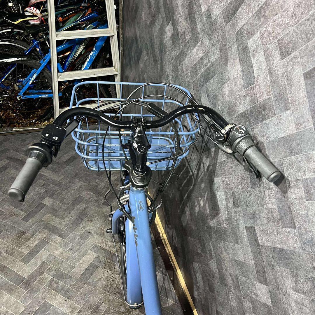 ブリヂストン　ビッケグリdd 24インチ　白　電動アシスト自転車