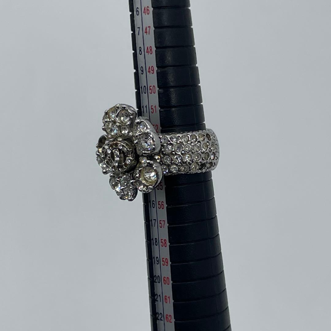 シャネル CHANEL カメリア ココマーク フラワーモチーフ リング 指輪