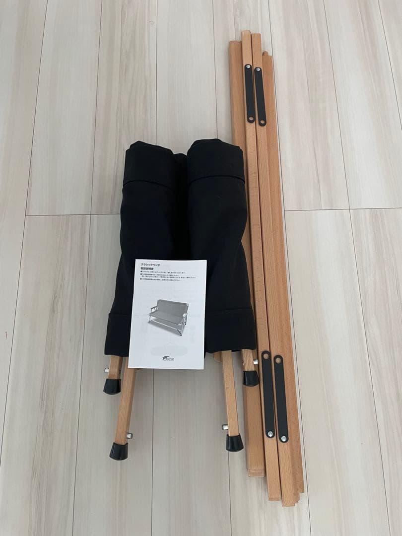 FIELDOOR クラシックベンチ ブラック