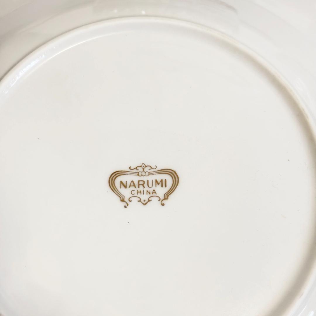 NARUMI 金彩 プレート&グラスセット ビルディング