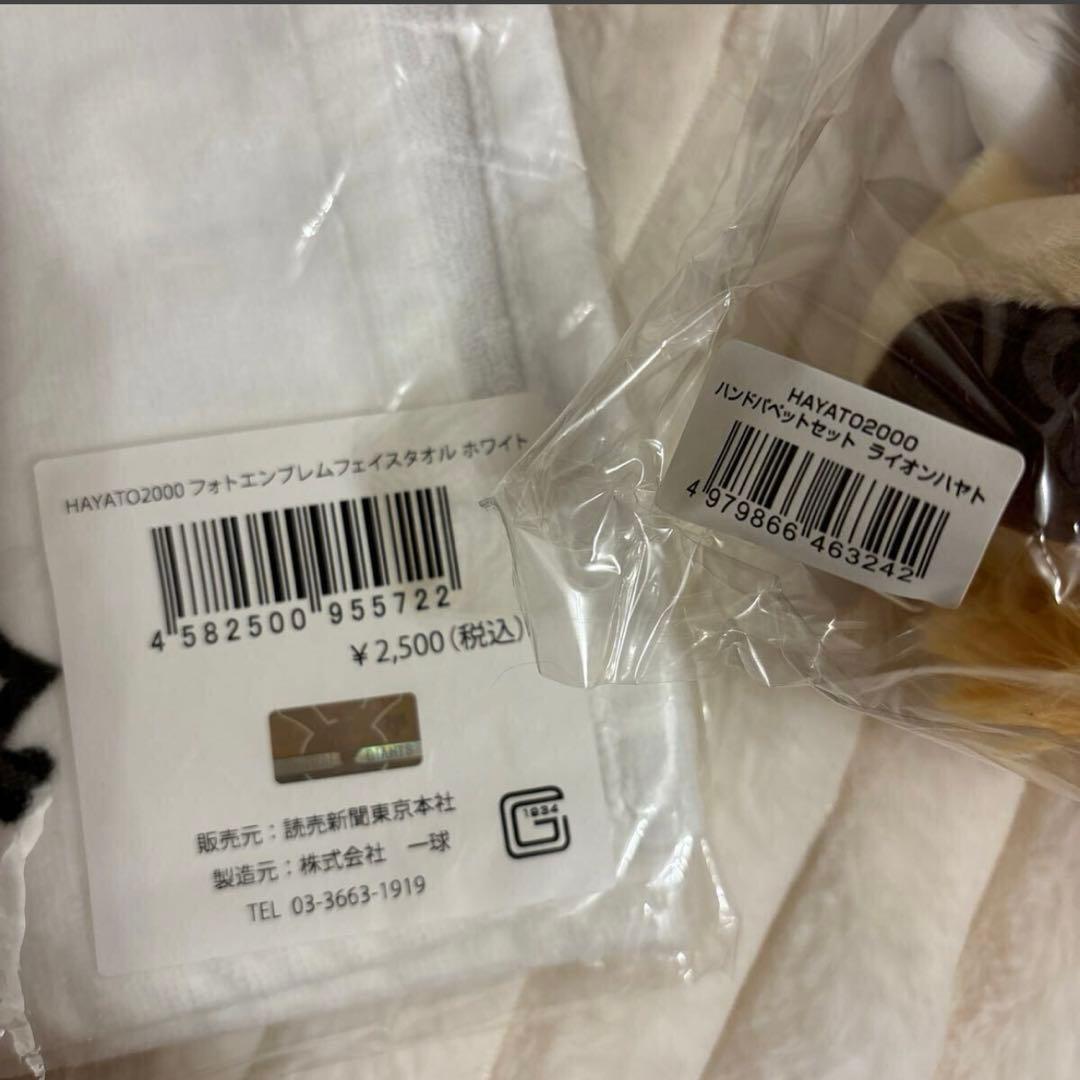 ライオンハヤト ハンドパペットセット 「読売ジャイアンツ」