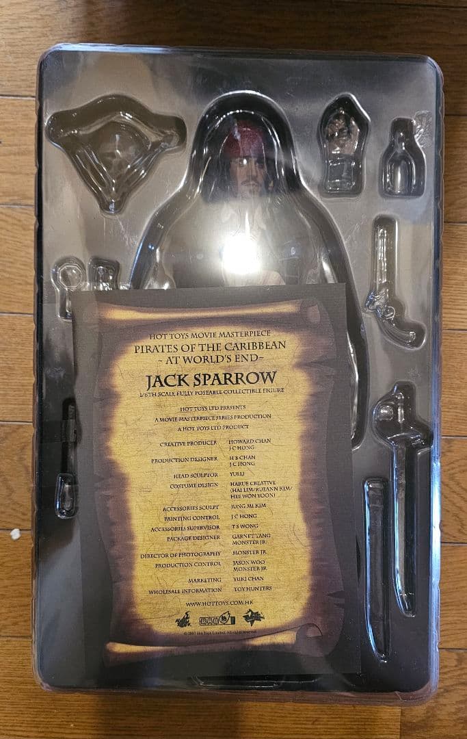 hottoys パイレーツオブカリビアン ワールドエンド ジャックスパロウ