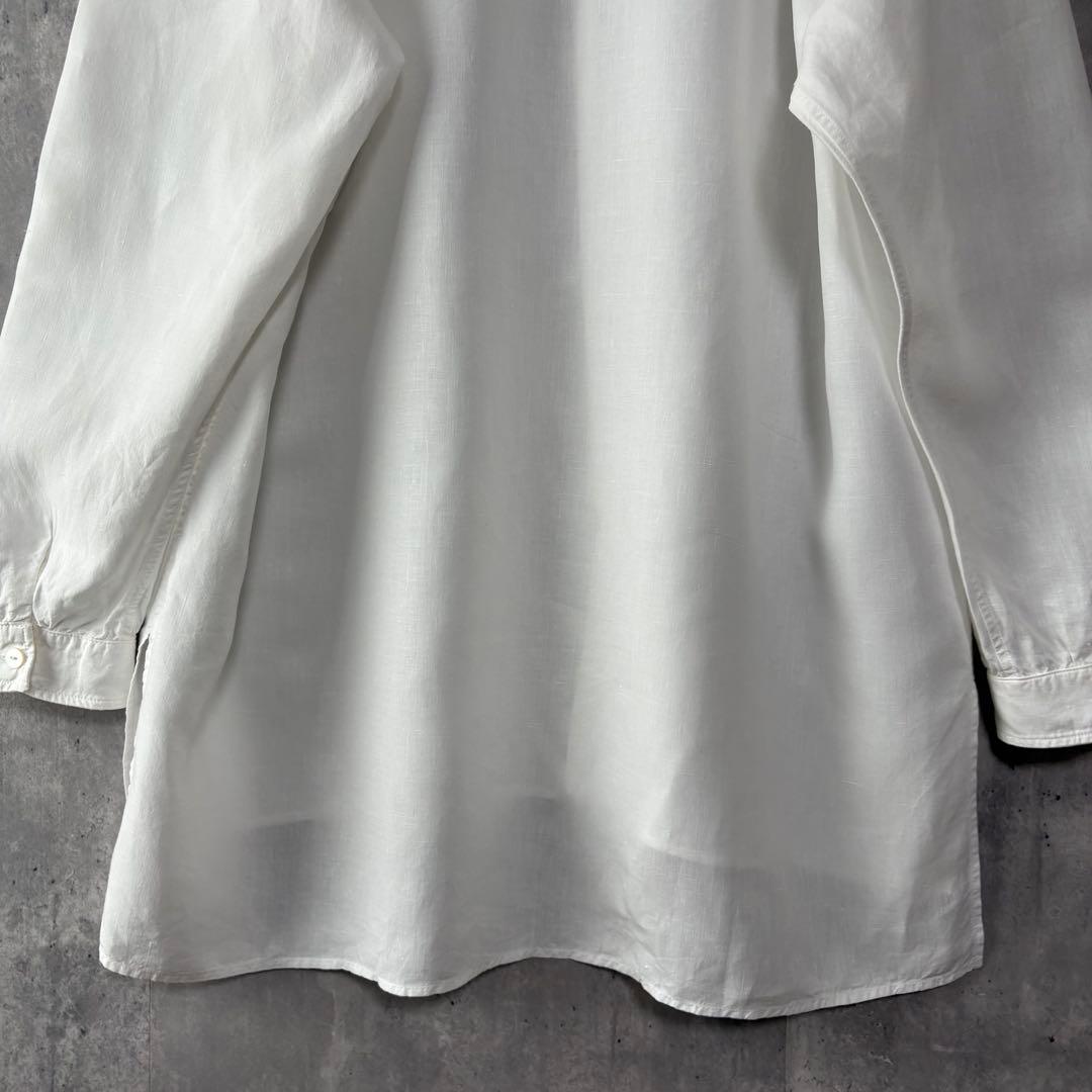 MITTAN ミタン 大麻ワイドシャツ SH-98 白 2 ユニセックス　ヘンプ