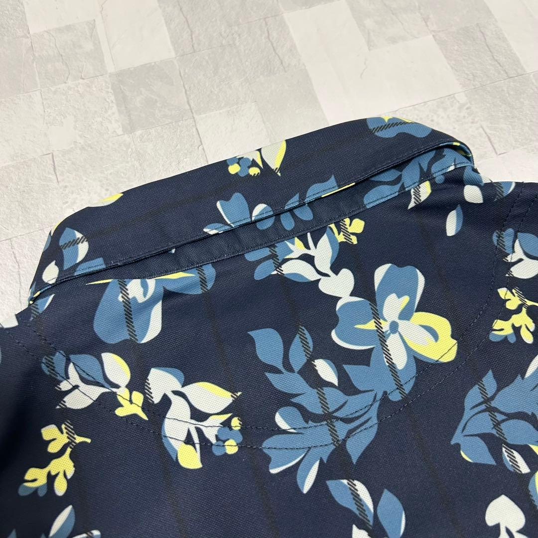 美品 キャロウェイ ゴルフウェア セットアップ 花柄 ネイビー Lサイズ 希少