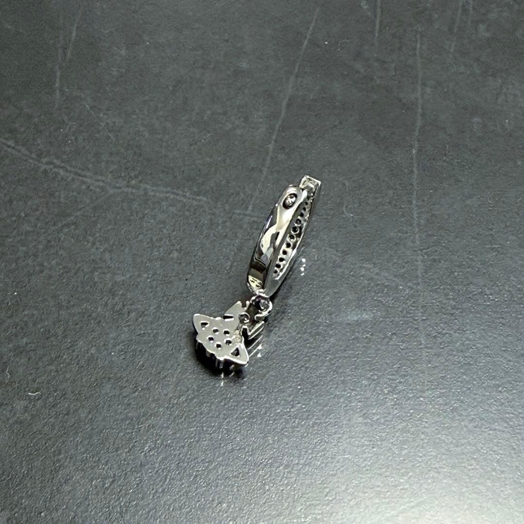 コ2/Vivienne Westwood/片耳ピアス/フープピアス/シルバー