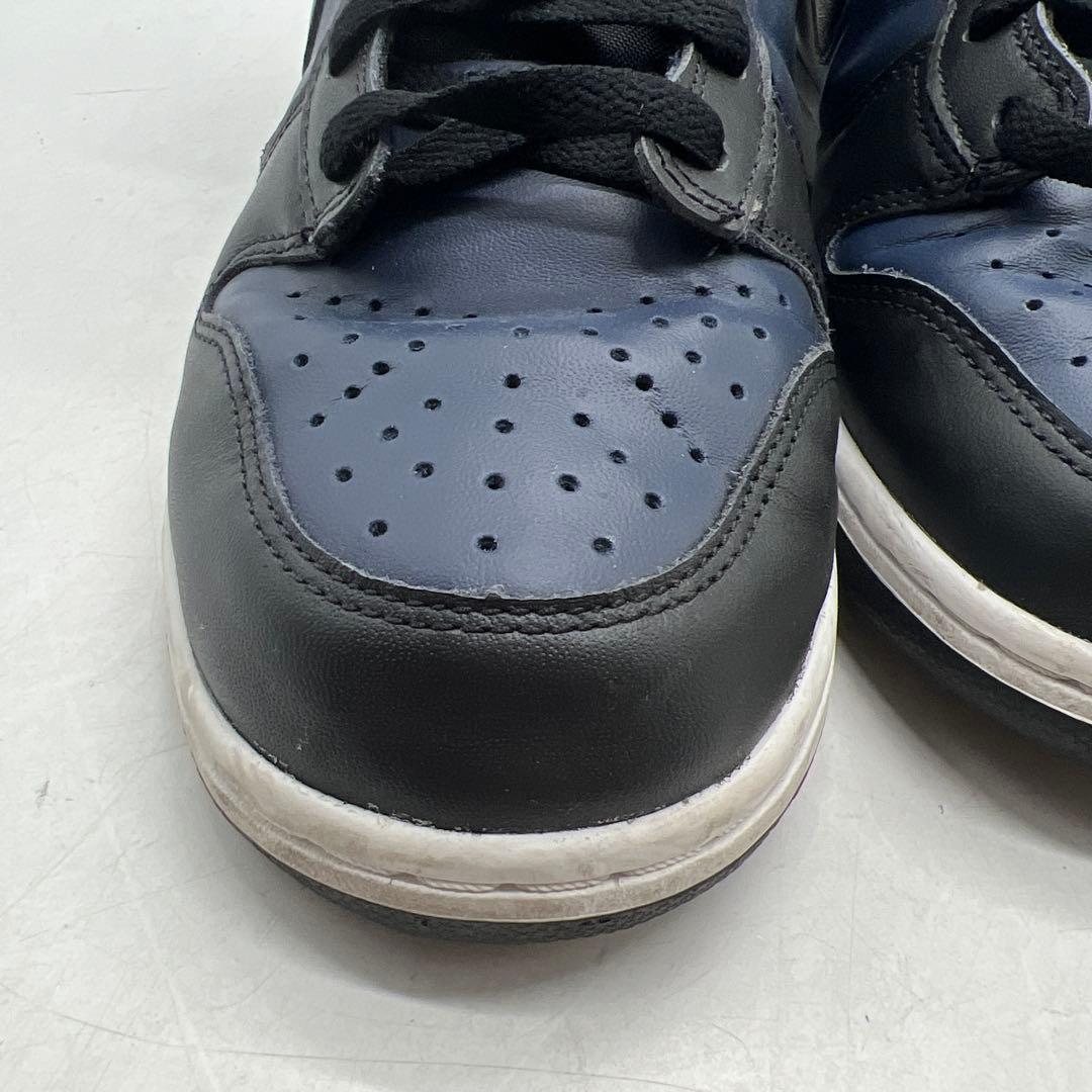 SB183 ナイキ ×フラグメントデザイン　ダンクハイスニーカー　27.5 青黒