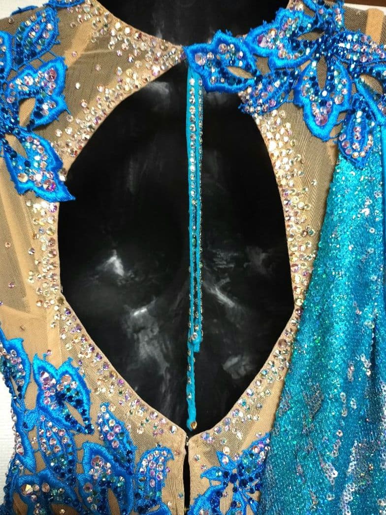 社交ダンス♡モダン　スタンダードドレス　競技　デモ