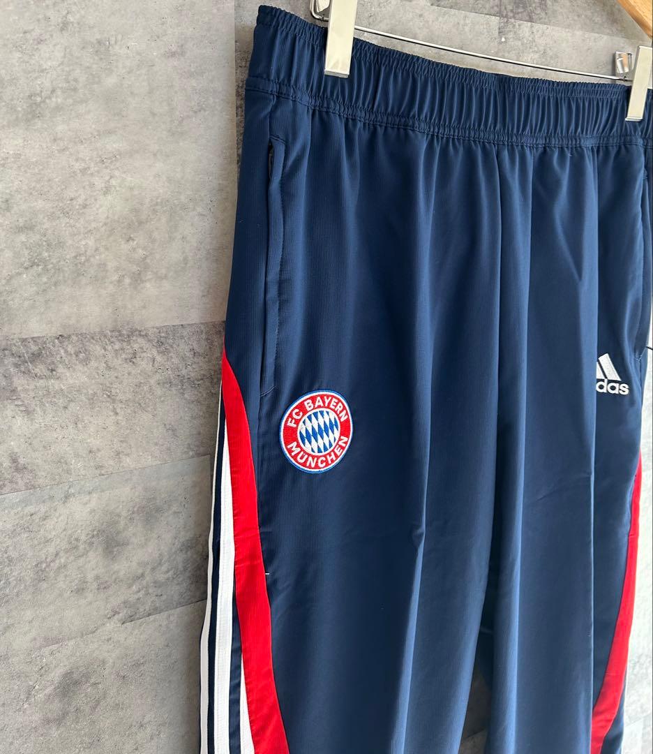 新品　アディダス　バイエルン ジャージ トラックパンツ サッカー ネイビー