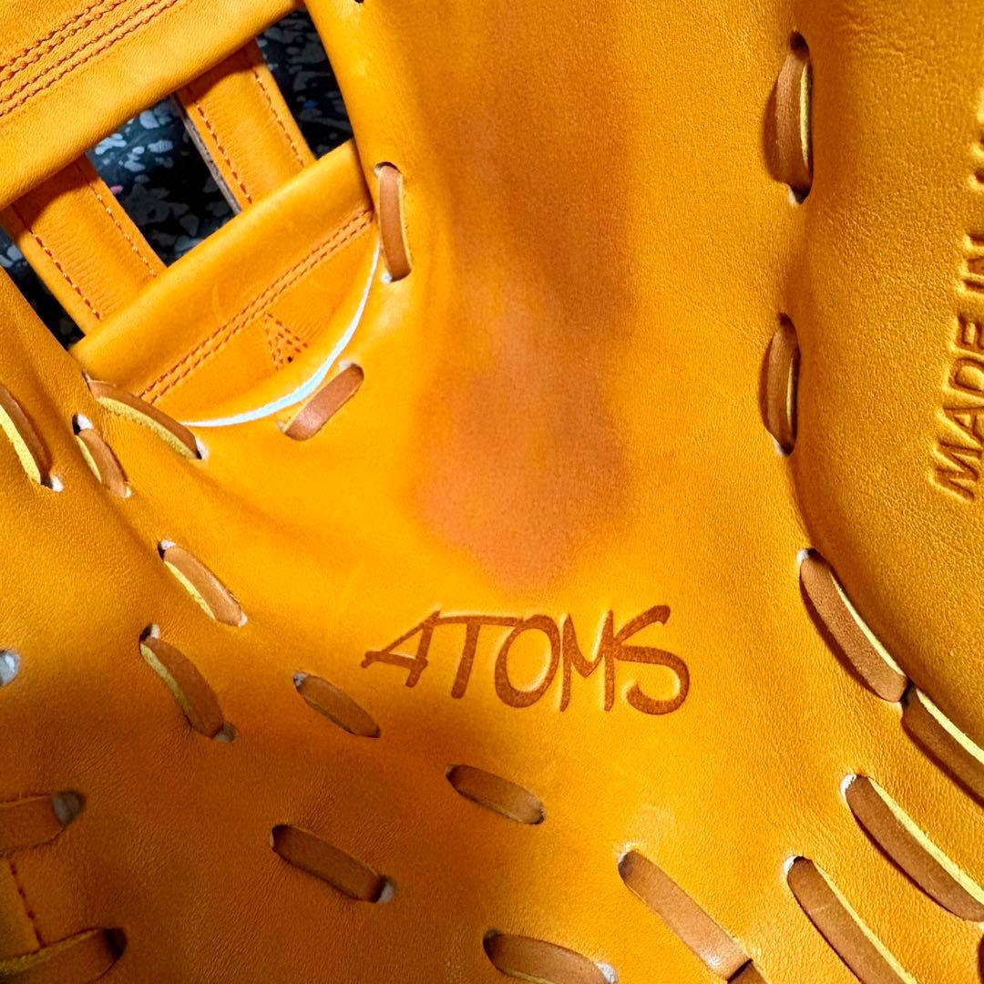 タグ付き 展示品 アトムズ ATOMS 日本製 硬式用 ファーストミット 野球