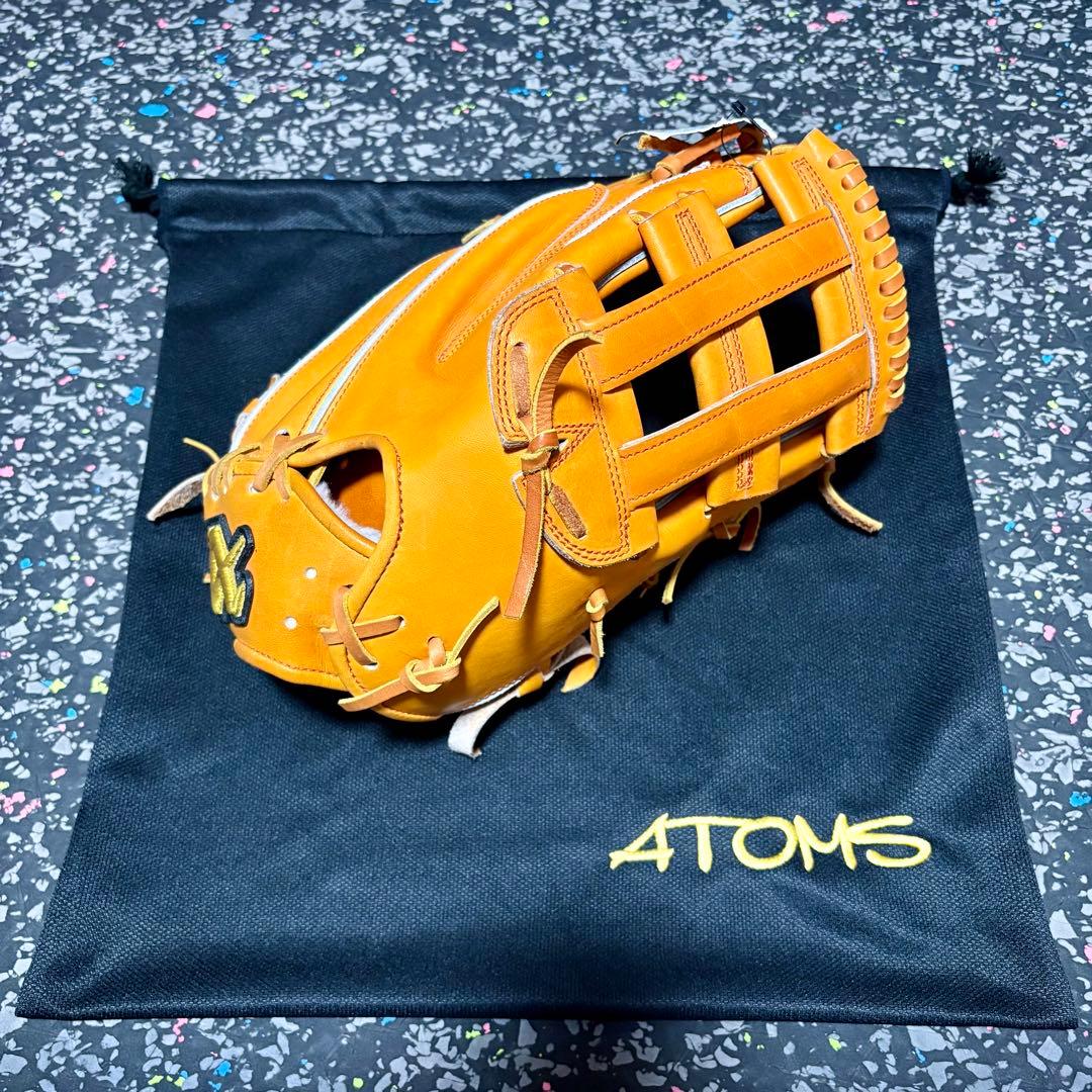 タグ付き 展示品 アトムズ ATOMS 日本製 硬式用 ファーストミット 野球