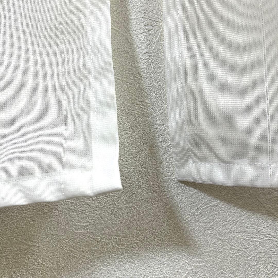 【あやん☆プロフ必読☆】ミラーレースカフェカーテン　５枚　オーダー品　上品