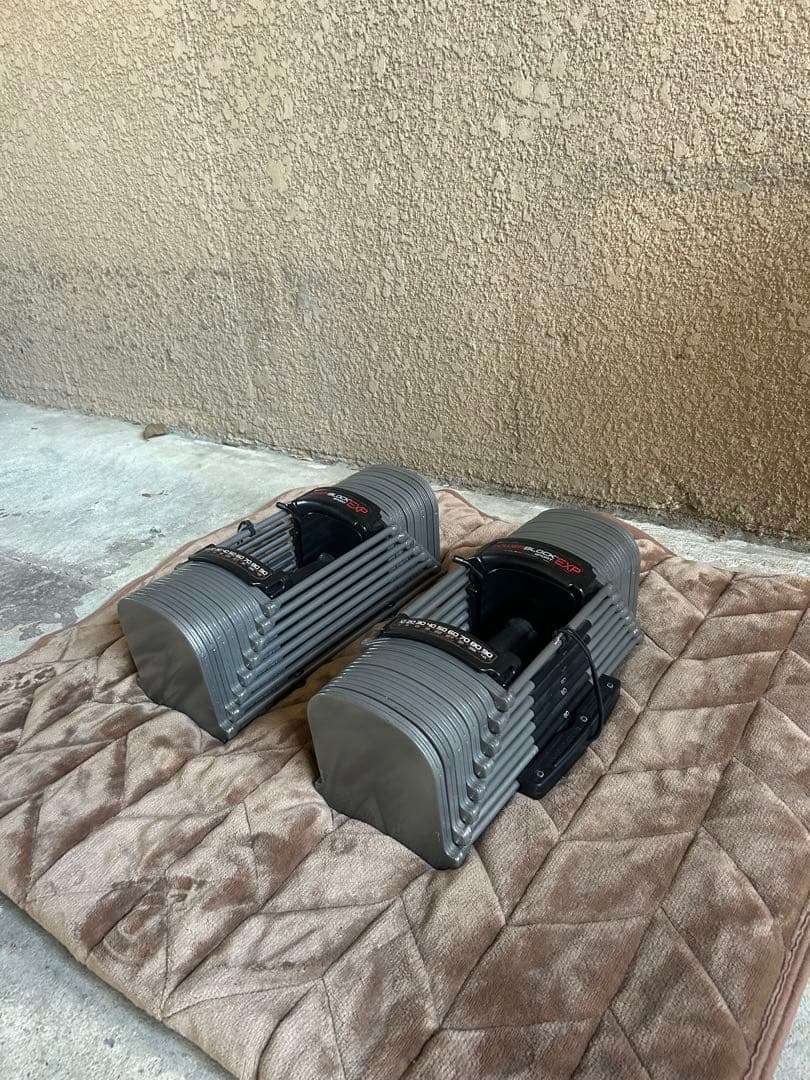 POWERBLOCK 41kgペア 可変式ダンベル スタンド付き