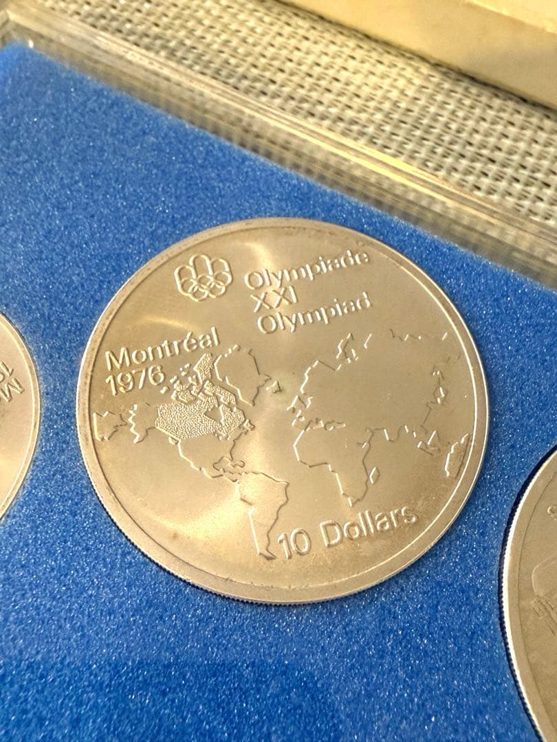 モントリオールオリンピック 記念銀貨 記念