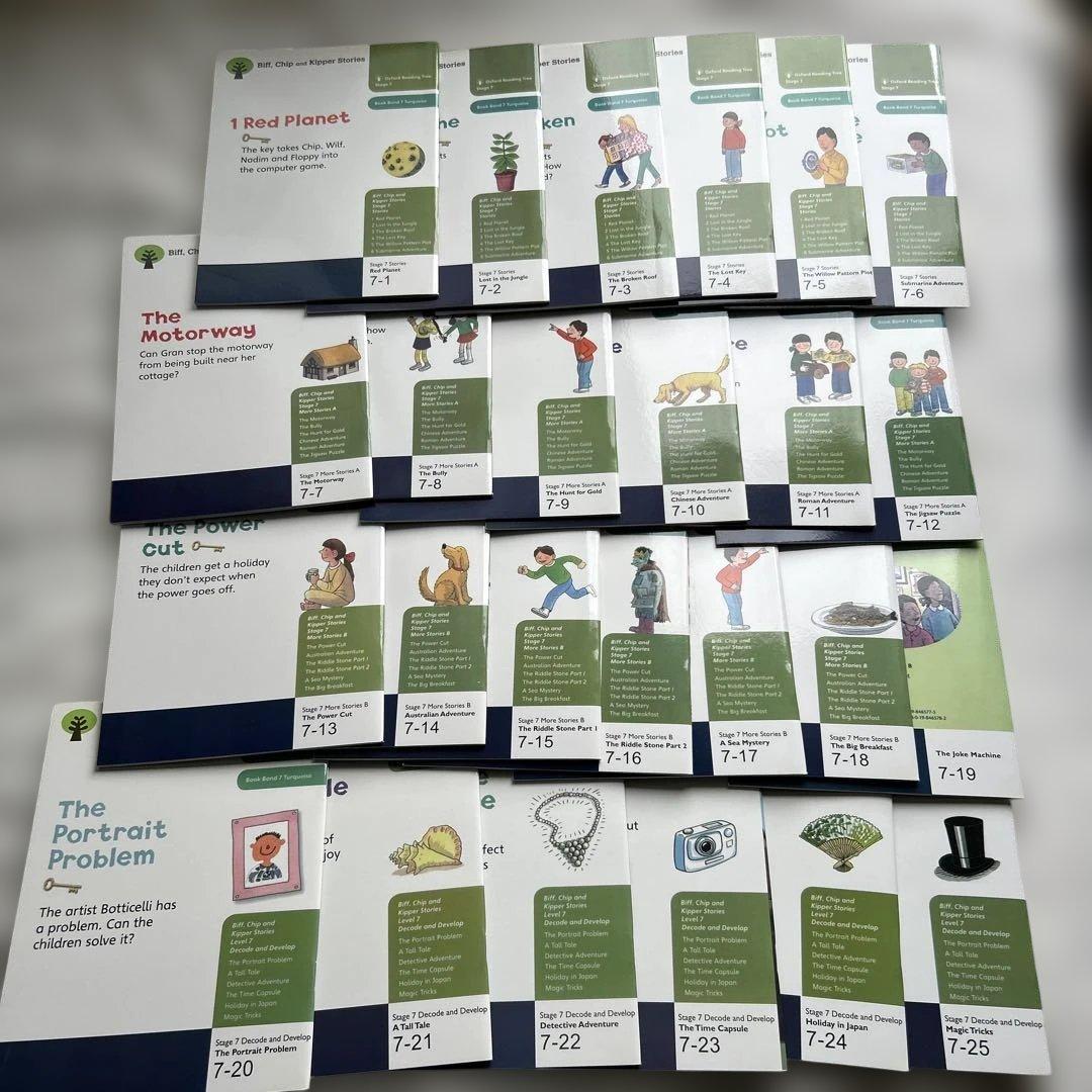 ORT Oxford Reading Tree Stage 7 25冊＋音源QR