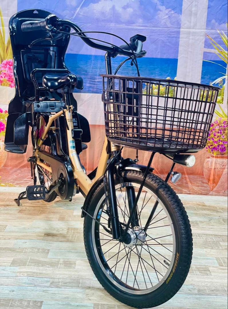 ギュットアニーズ⭐️13AH！パナソニック子供乗せ電動アシスト自転車Y2405