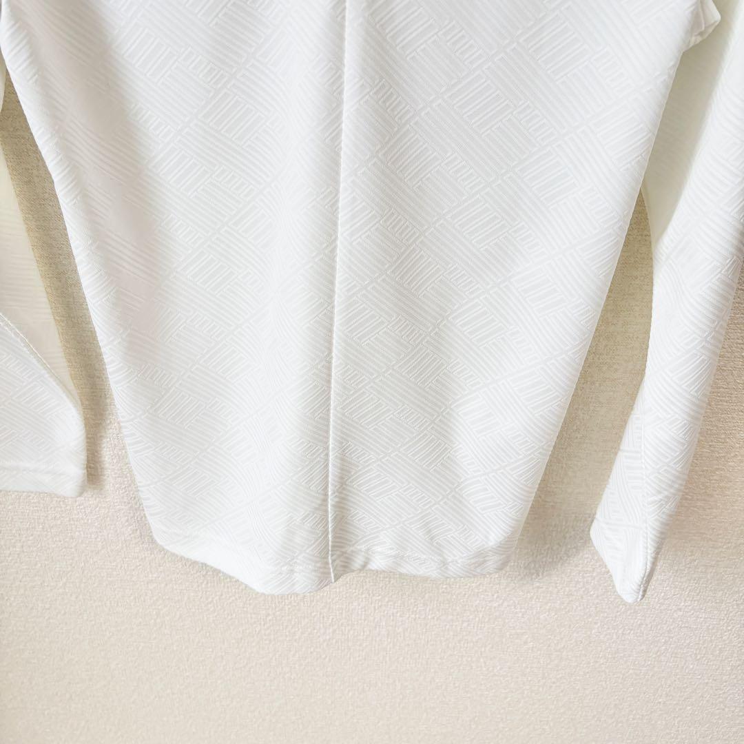 【美品】UNITED ARROWS Golf モックネックシャツ ホワイト　S