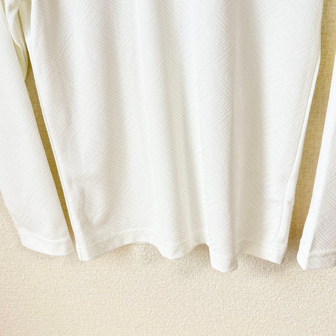 【美品】UNITED ARROWS Golf モックネックシャツ ホワイト　S