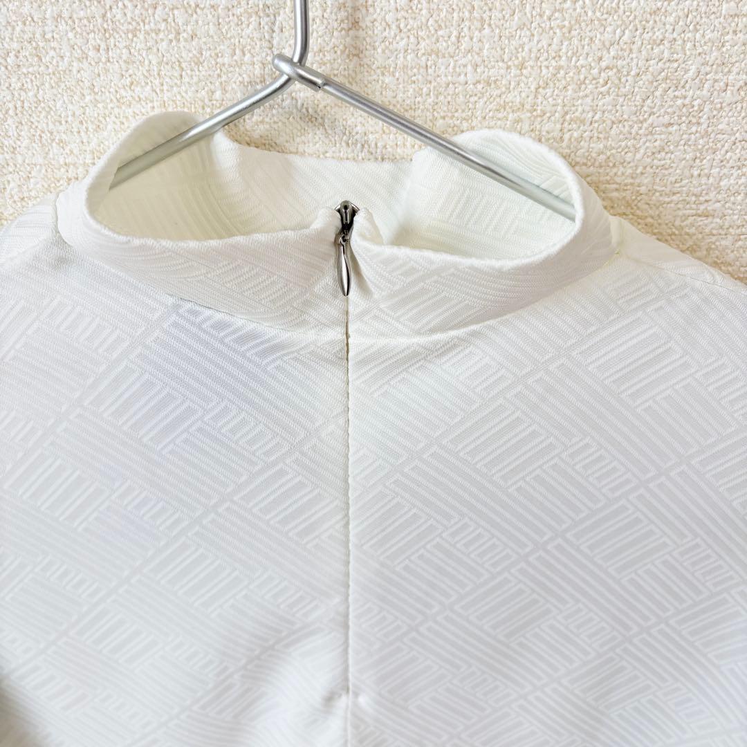 【美品】UNITED ARROWS Golf モックネックシャツ ホワイト　S