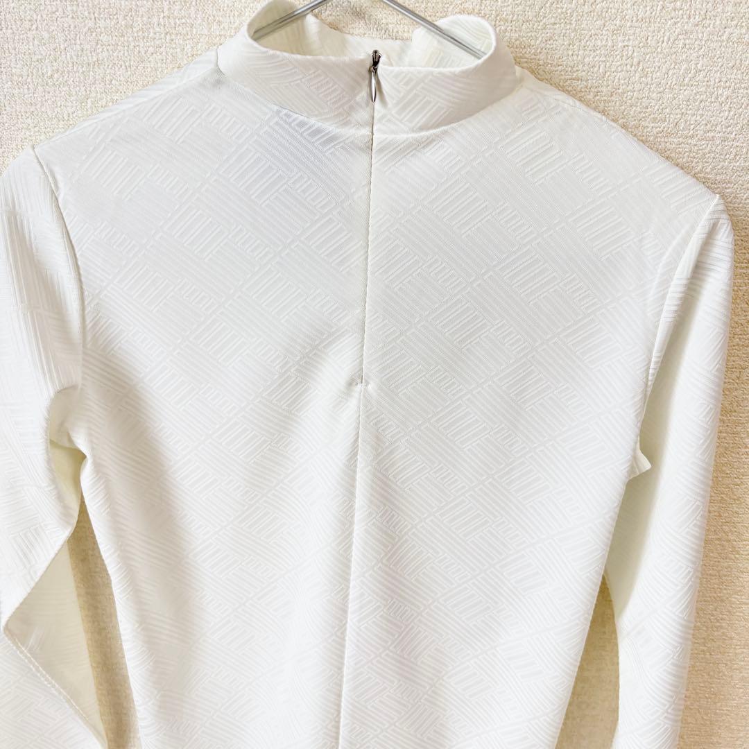 【美品】UNITED ARROWS Golf モックネックシャツ ホワイト　S