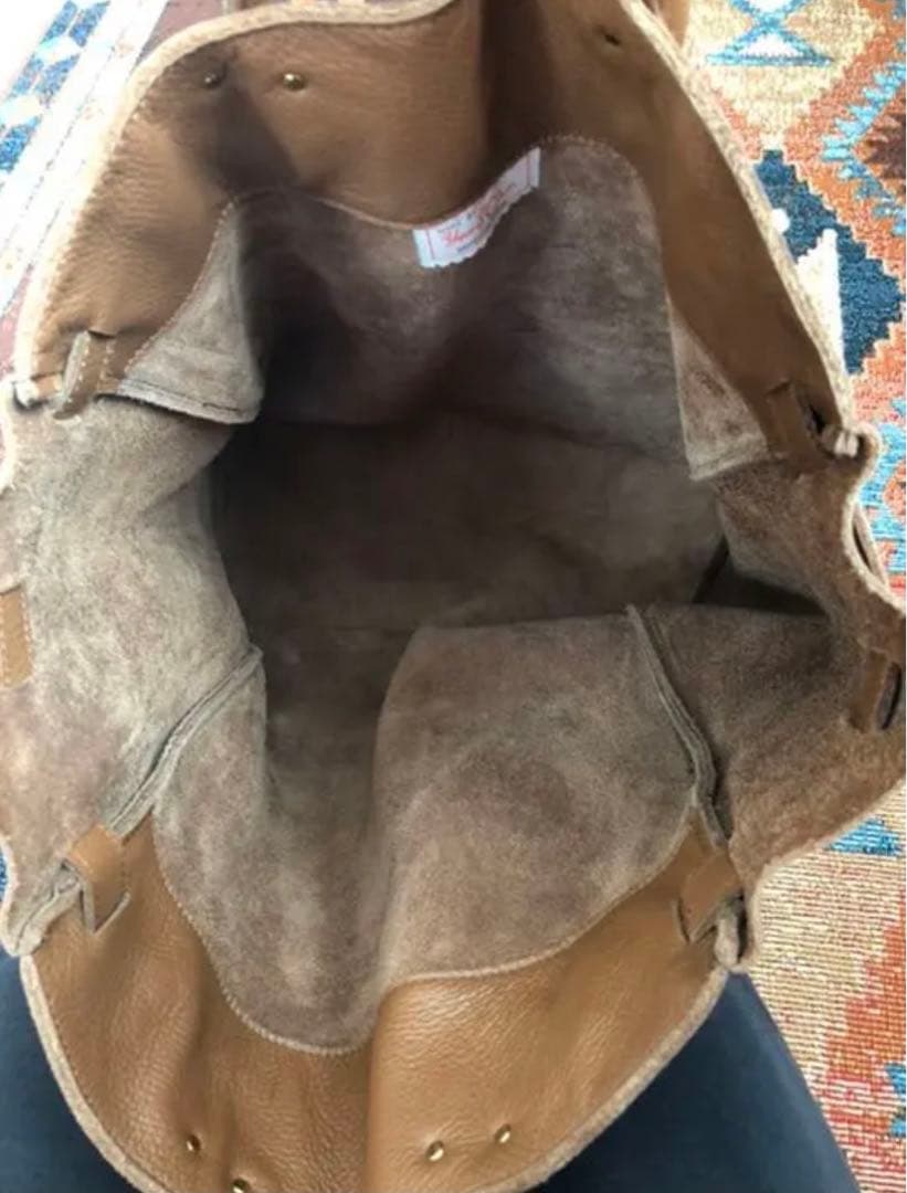 YOUNG&OLSEN ヤングアンドオルセン　別注エンボスレザートート