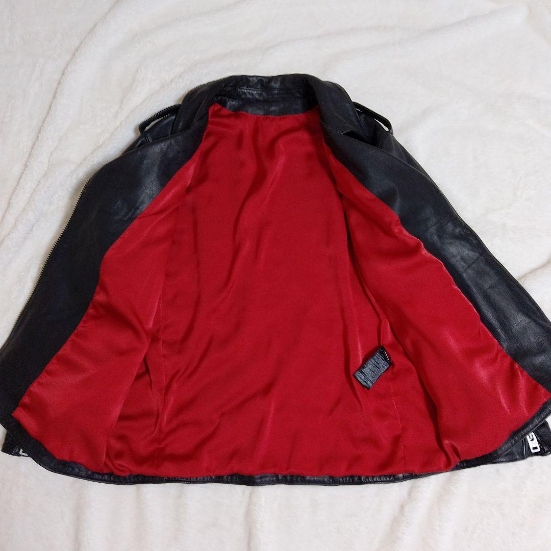 【美品】Sisii シシ　ダブルライダース　ジャケット　牛革　日本製　M
