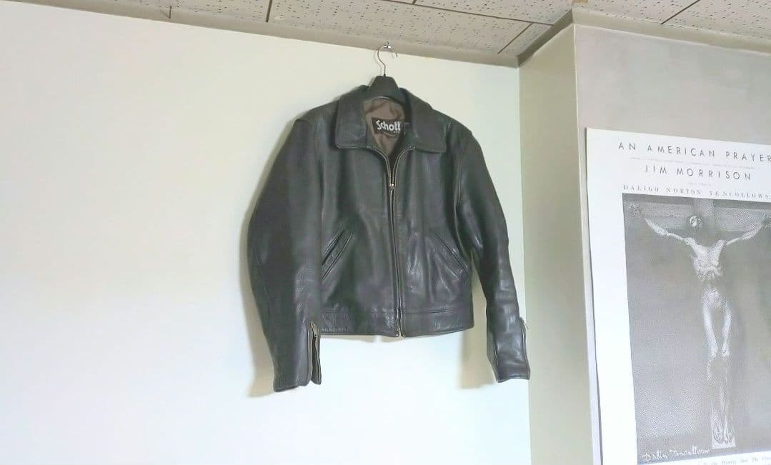✰Schott ヴィンテージレザージャケット【茶芯】レア✰✰✰