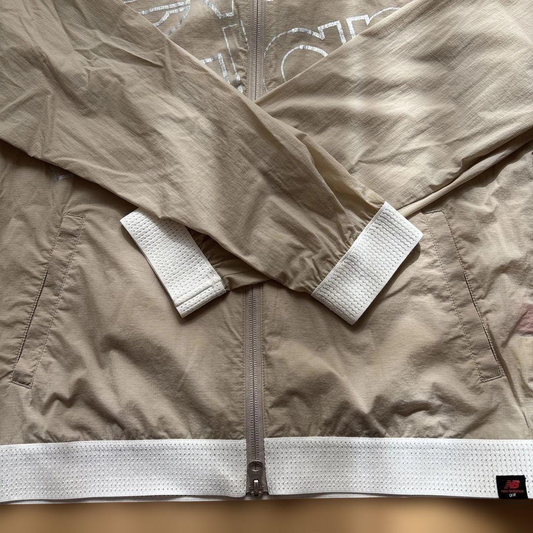 New Balance golfレディース薄手ジャケット ベージュサイズ2