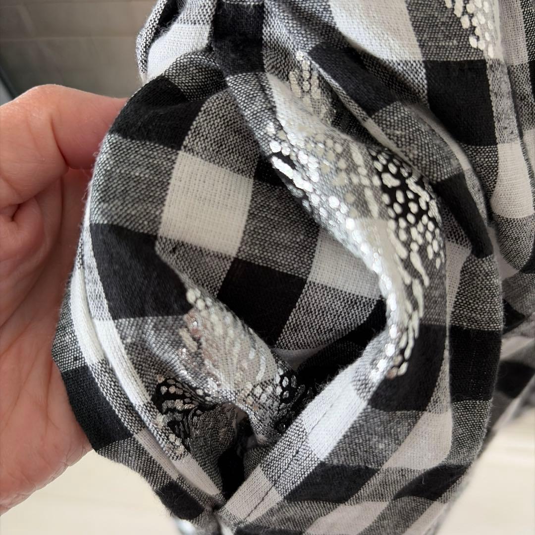 2025SS新品ヌキテパFoil Print Rib Combi Dress