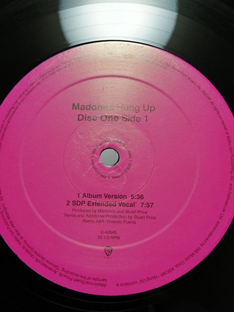 【 US 2枚組 12\"】MADONNA HUNG UP