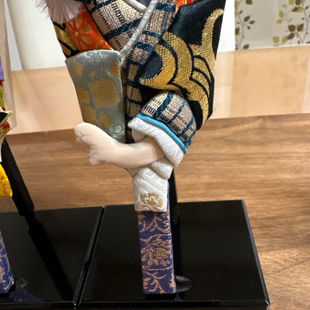 迎春 押絵ミニ羽子板 飾り台付き 5枚セット お正月 ハンドメイド