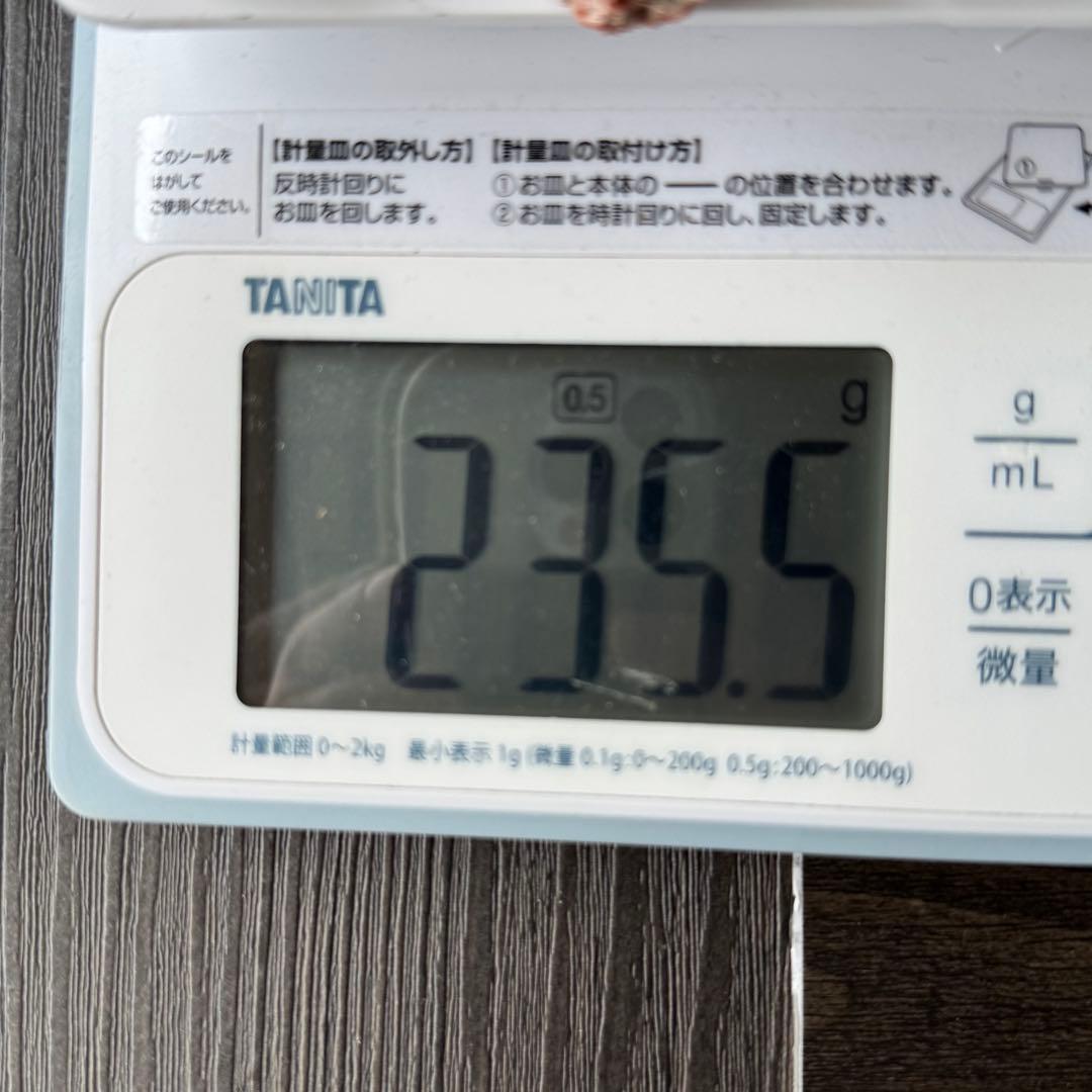 珊瑚　原木　桃色　コーラルピンク系　総量235.5g