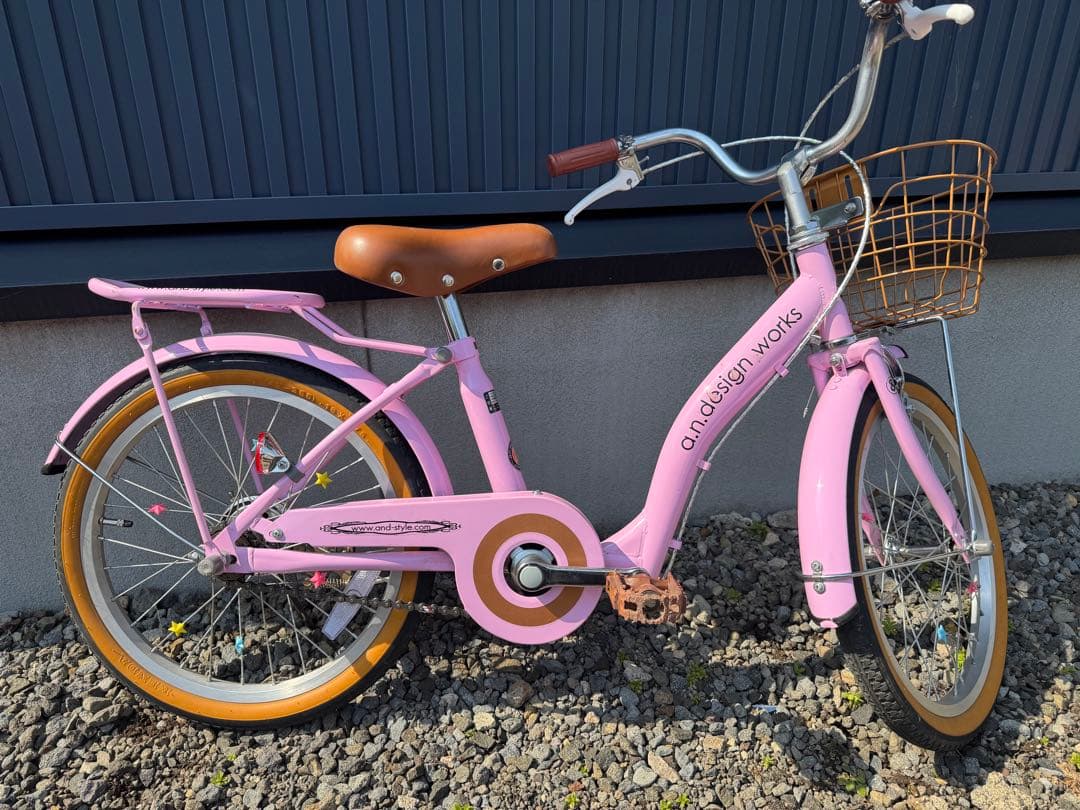 【送料込み】18インチ自転車 女の子向け