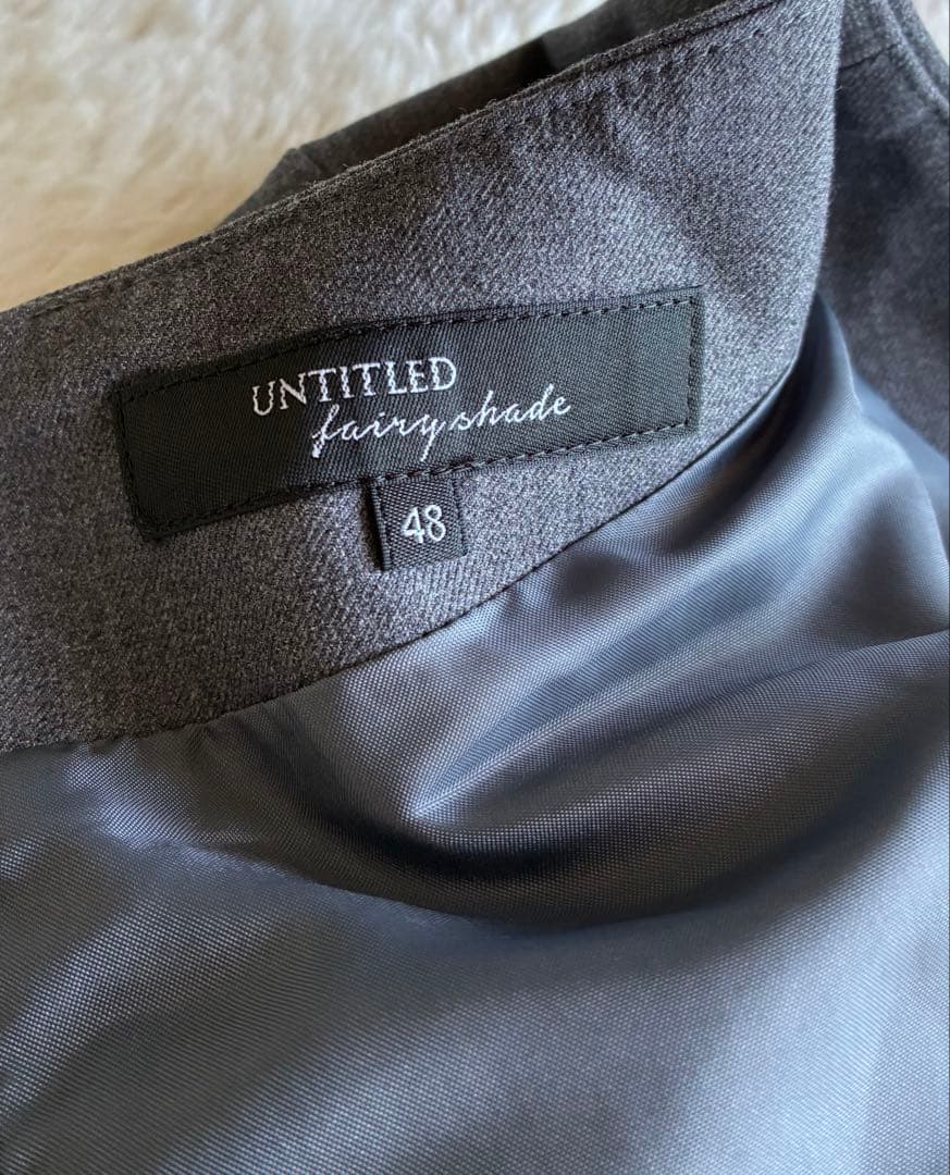 アンタイトル大きいサイズ　ゆったり春ワンピース 日本製size48 3L 極美品