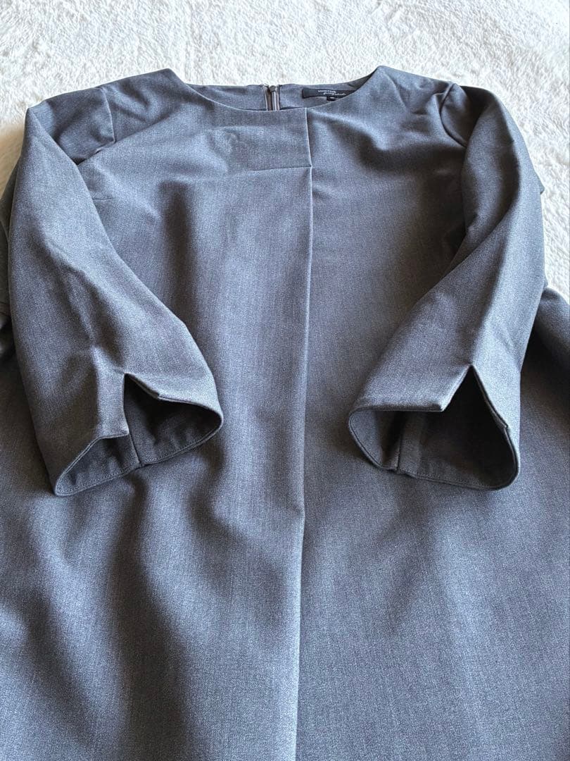 アンタイトル大きいサイズ　ゆったり春ワンピース 日本製size48 3L 極美品