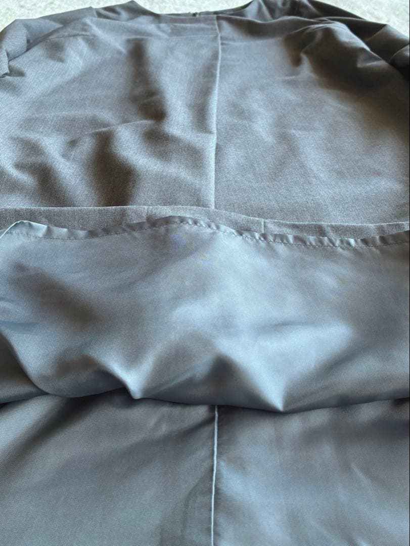 アンタイトル大きいサイズ　ゆったり春ワンピース 日本製size48 3L 極美品