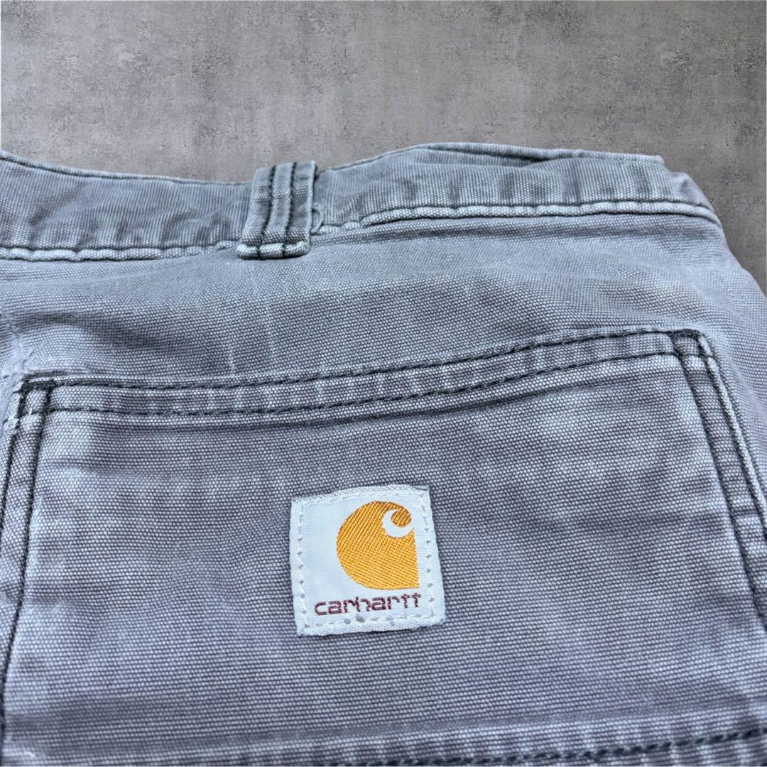 carharttダブルニーペインターパンツ42×32カーハートグレービッグサイズ