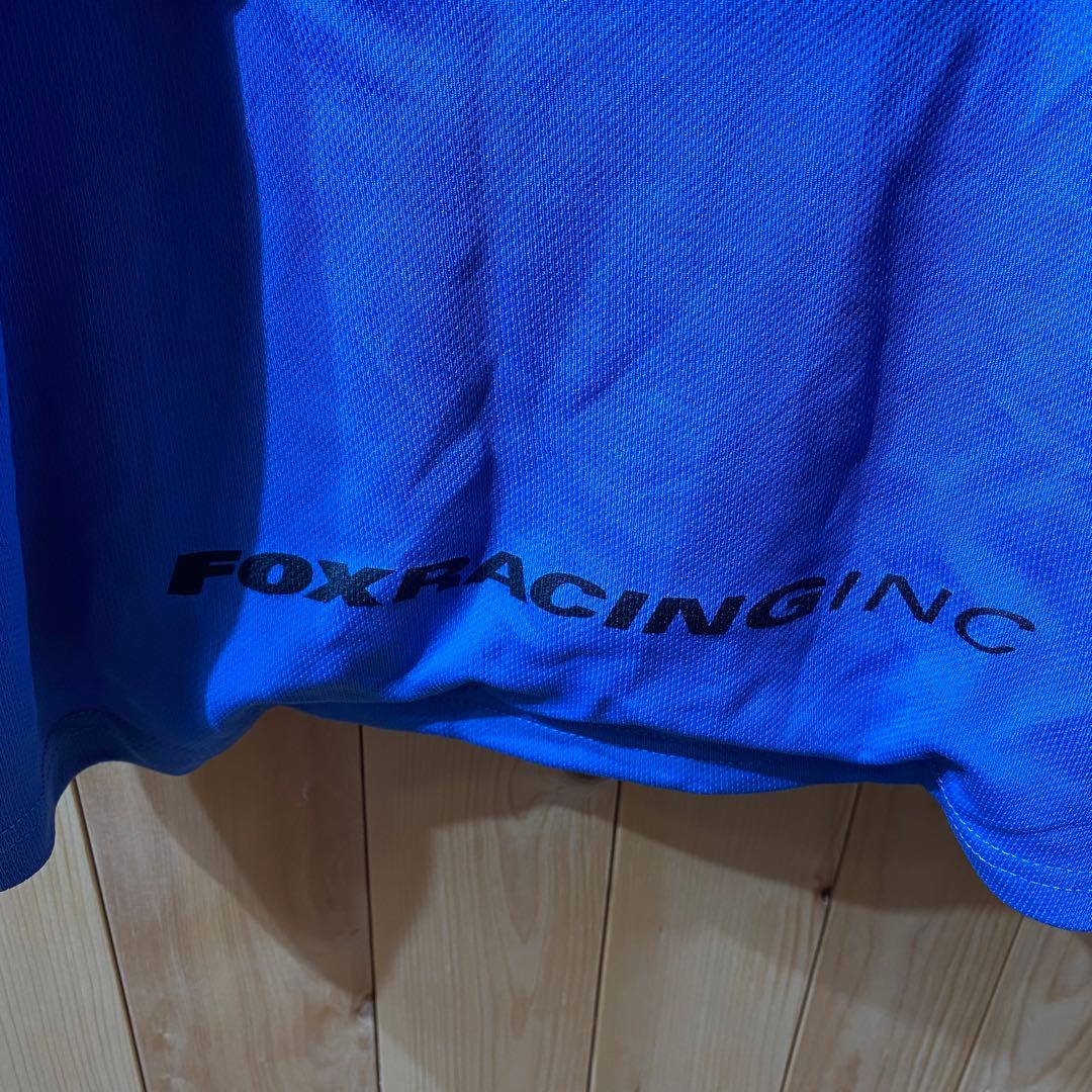 ss4972 FOX フォックス ハーフジップ Tシャツ 青 黒 L