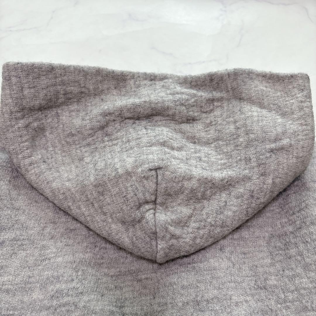 45RPM ウール100% パーカー グレー サイズ２ M ポケット ジップ