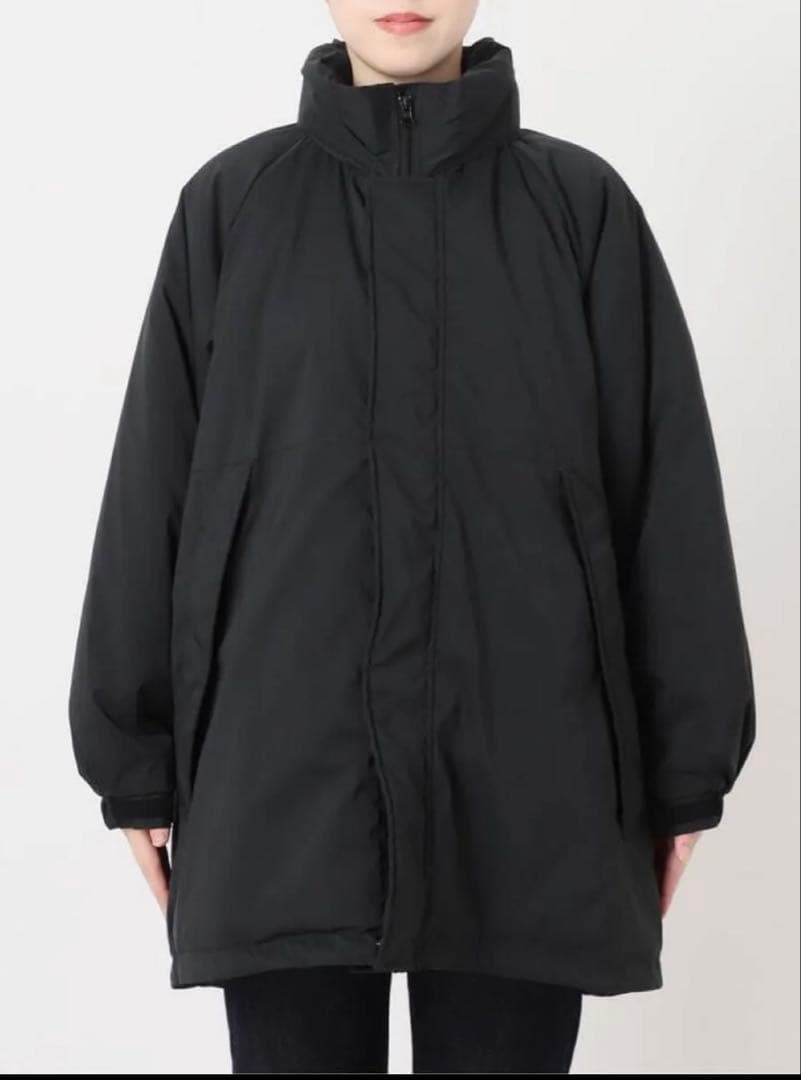 SLOBE IENA ウォッシャブル中綿モンスターパーカーブルゾン