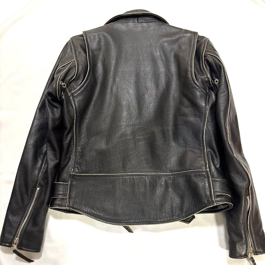 MET'Z メッツ ダブル ライダース レザージャケット　バイカー　ライダー