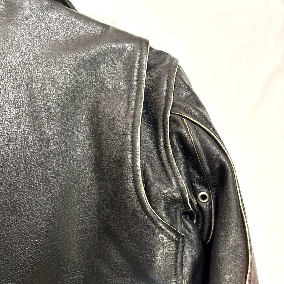 MET'Z メッツ ダブル ライダース レザージャケット　バイカー　ライダー