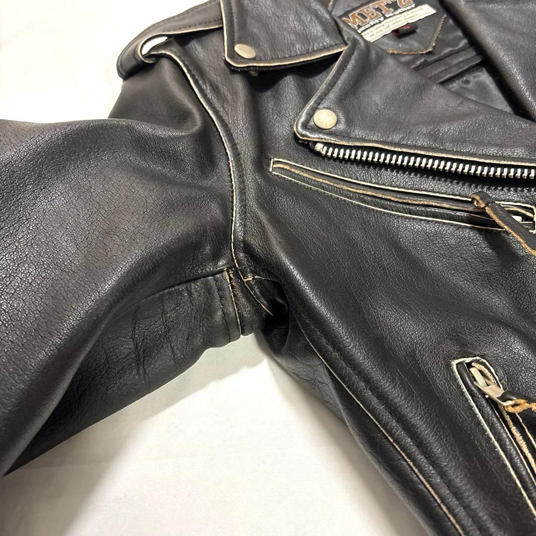 MET'Z メッツ ダブル ライダース レザージャケット　バイカー　ライダー