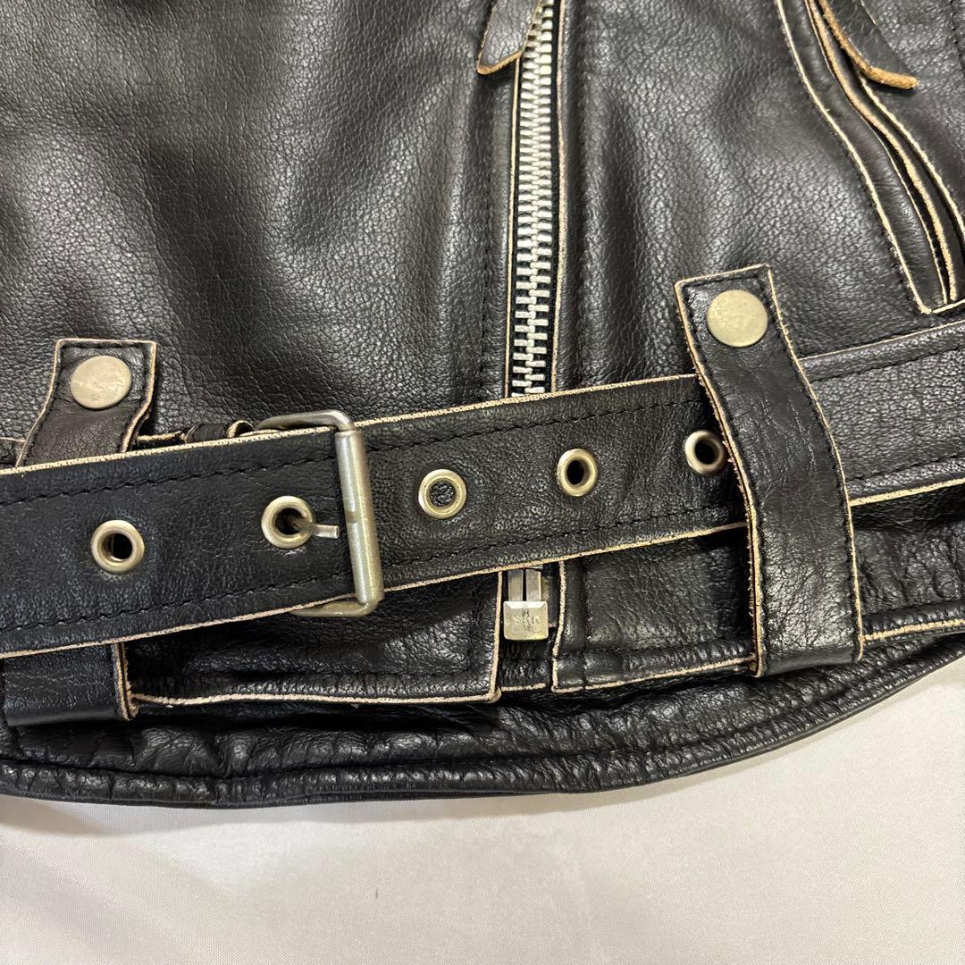 MET'Z メッツ ダブル ライダース レザージャケット　バイカー　ライダー