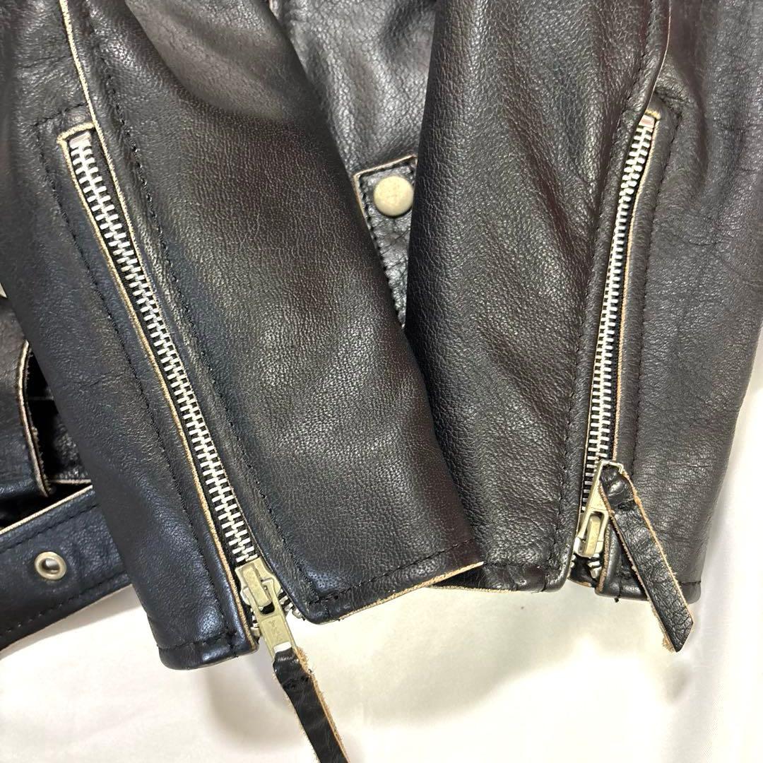 MET'Z メッツ ダブル ライダース レザージャケット　バイカー　ライダー